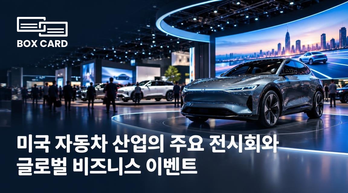 미국 자동차 산업의 주요 전시회와 글로벌 비즈니스 이벤트