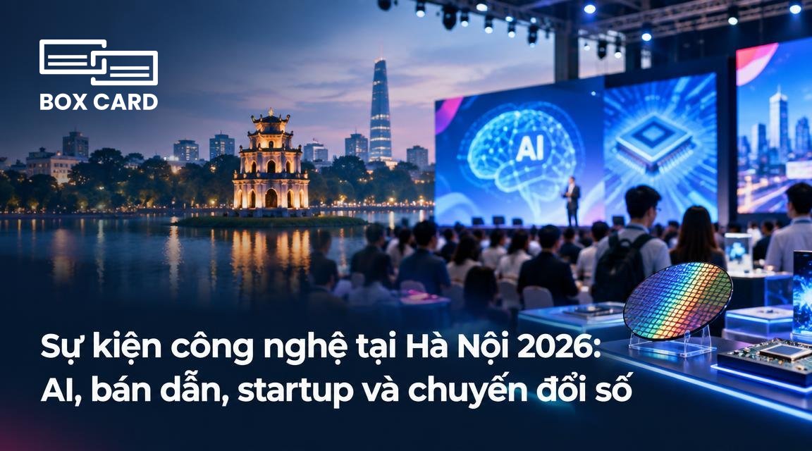 Sự kiện công nghệ tại Hà Nội 2026: AI, bán dẫn, startup và chuyển đổi số