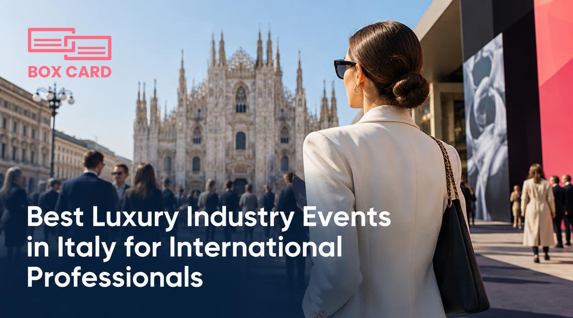 Best Luxury Industry Events in Italy for International Professionals