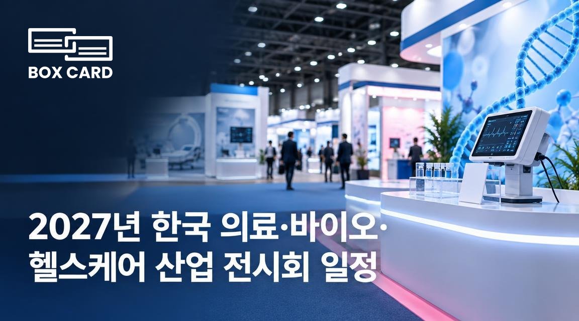 2027년 한국 의료·바이오·헬스케어 산업 전시회 일정