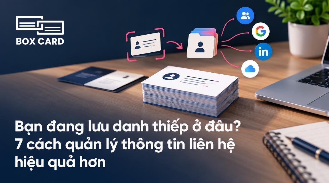 Bạn đang lưu danh thiếp ở đâu? 7 cách quản lý thông tin liên hệ hiệu quả hơn