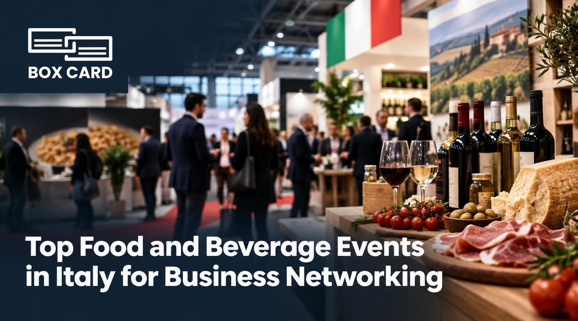 Top Food and Beverage Events in Italy for Business Networking