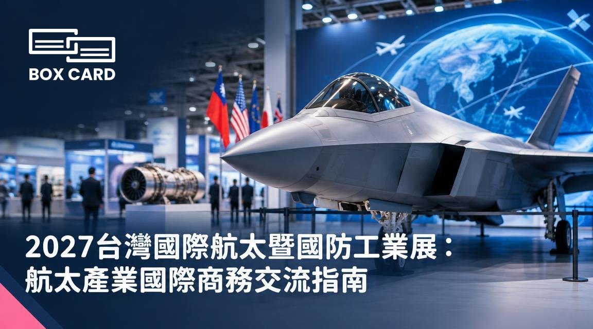 2027台灣國際航太暨國防工業展：航太產業國際商務交流指南