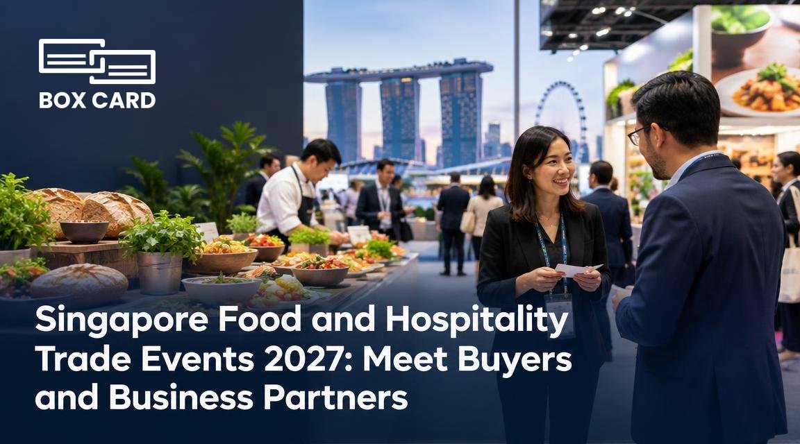 Singapore Food and Hospitality Trade Events 2027: Meet Buyers and Business Partners